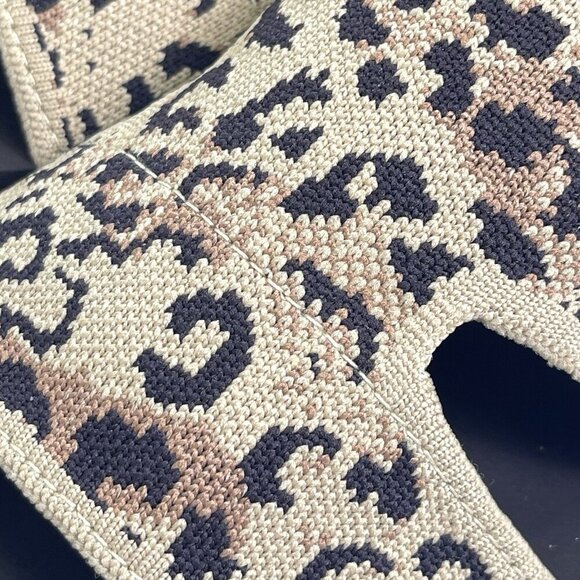 Yellow Box Sekia Platform Sandals Beige Cheetah Print Women’s Size 9 - Picture 8 of 9